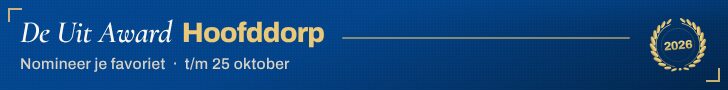 Sitebanner — leaderboard — De Uit Award Hoofddorp