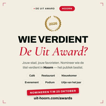 Nomineer-post — De Uit Award Hoorn