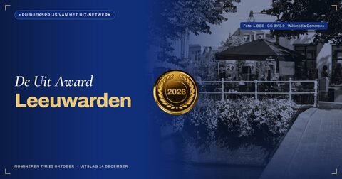Fotoversie — liggend — De Uit Award Leeuwarden
