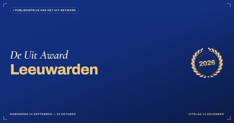 Key visual — liggend — De Uit Award Leeuwarden