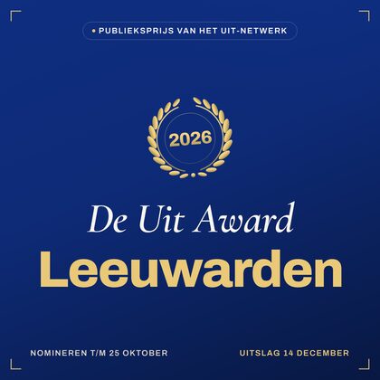 Key visual — vierkant — De Uit Award Leeuwarden