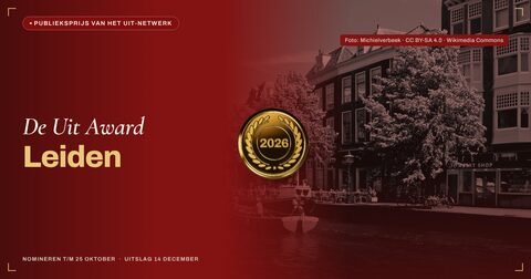 Fotoversie — liggend — De Uit Award Leiden