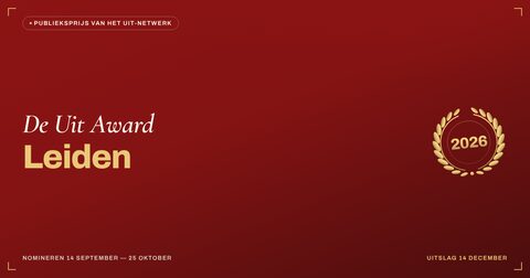 Key visual — liggend — De Uit Award Leiden