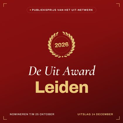 Key visual — vierkant — De Uit Award Leiden