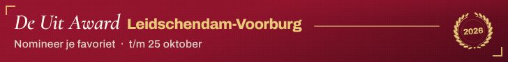 Sitebanner — leaderboard — De Uit Award Leidschendam-Voorburg