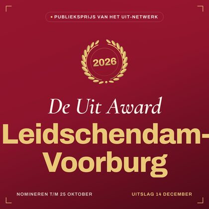 Key visual — vierkant — De Uit Award Leidschendam-Voorburg