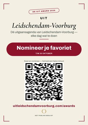 A4-raamposter — De Uit Award Leidschendam-Voorburg