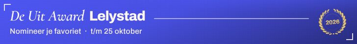 Sitebanner — leaderboard — De Uit Award Lelystad