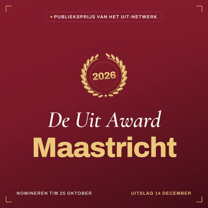 Key visual — vierkant — De Uit Award Maastricht