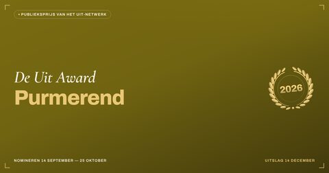 Key visual — liggend — De Uit Award Purmerend