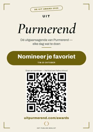 A4-raamposter — De Uit Award Purmerend