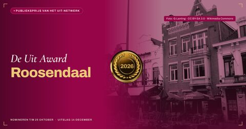 Fotoversie — liggend — De Uit Award Roosendaal