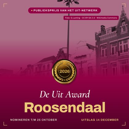 Fotoversie — vierkant — De Uit Award Roosendaal