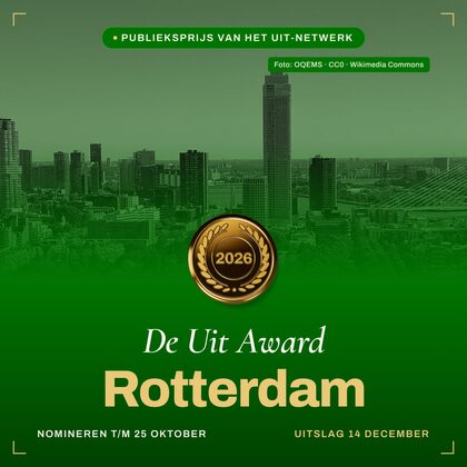 Fotoversie — vierkant — De Uit Award Rotterdam