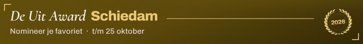 Sitebanner — leaderboard — De Uit Award Schiedam