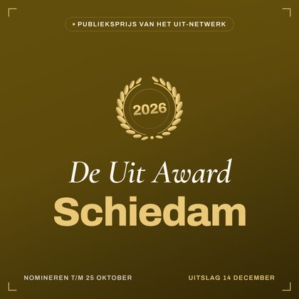 Key visual — vierkant — De Uit Award Schiedam