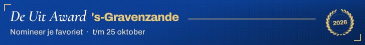 Sitebanner — leaderboard — De Uit Award 's-Gravenzande