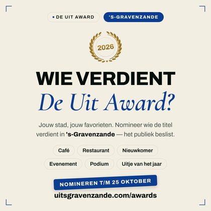 Nomineer-post — De Uit Award 's-Gravenzande