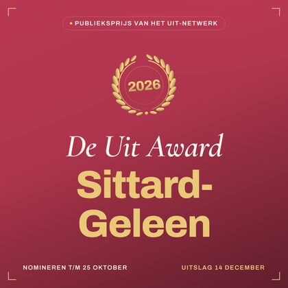 Key visual — vierkant — De Uit Award Sittard-Geleen