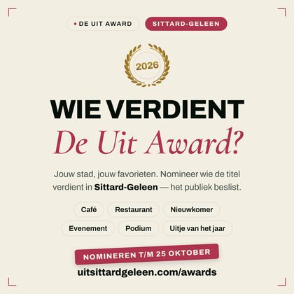 Nomineer-post — De Uit Award Sittard-Geleen