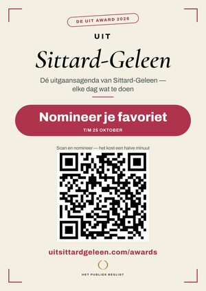 A4-raamposter — De Uit Award Sittard-Geleen
