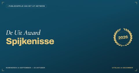 Key visual — liggend — De Uit Award Spijkenisse