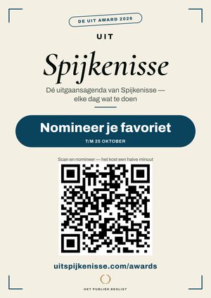 A4-raamposter — De Uit Award Spijkenisse
