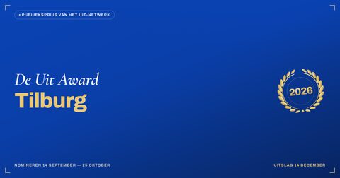 Key visual — liggend — De Uit Award Tilburg