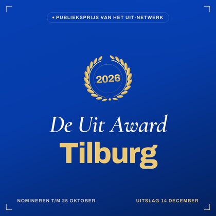 Key visual — vierkant — De Uit Award Tilburg