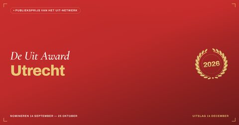 Key visual — liggend — De Uit Award Utrecht