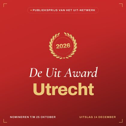 Key visual — vierkant — De Uit Award Utrecht