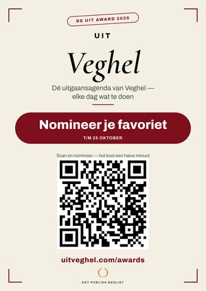 A4-raamposter — De Uit Award Veghel