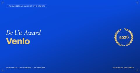 Key visual — liggend — De Uit Award Venlo