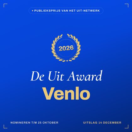 Key visual — vierkant — De Uit Award Venlo