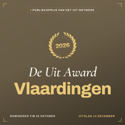 Key visual — vierkant — De Uit Award Vlaardingen