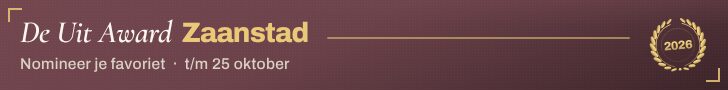 Sitebanner — leaderboard — De Uit Award Zaanstad