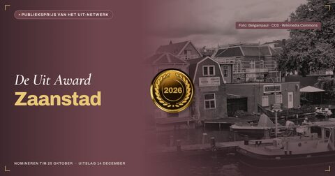 Fotoversie — liggend — De Uit Award Zaanstad
