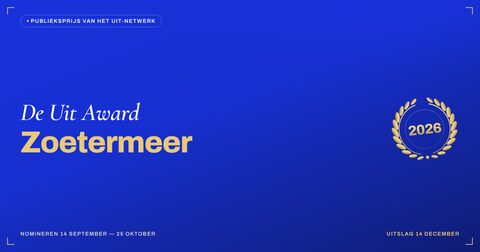 Key visual — liggend — De Uit Award Zoetermeer