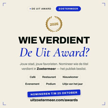 Nomineer-post — De Uit Award Zoetermeer
